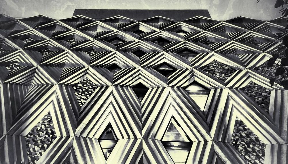 paul heaney photography john lewis building victoria gate shopping centre leeds with artistic diamond design windows