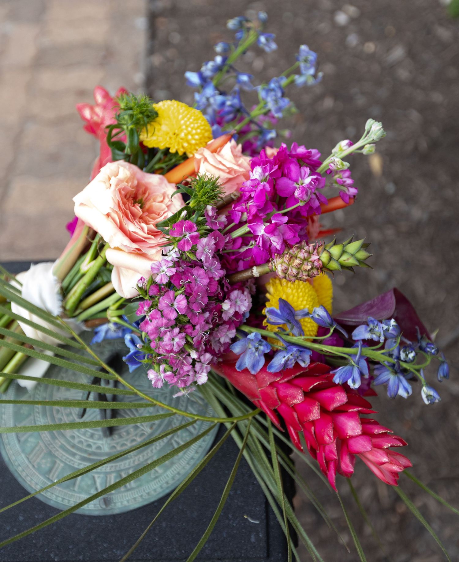 new orleans inspired flower bouquet