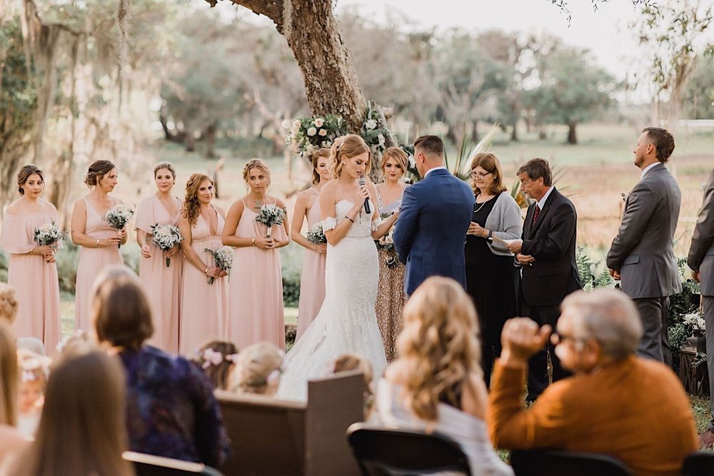 Rustic barn wedding in Myakka, Sarasota, Florida by Tampa and New England Wedding Photographer