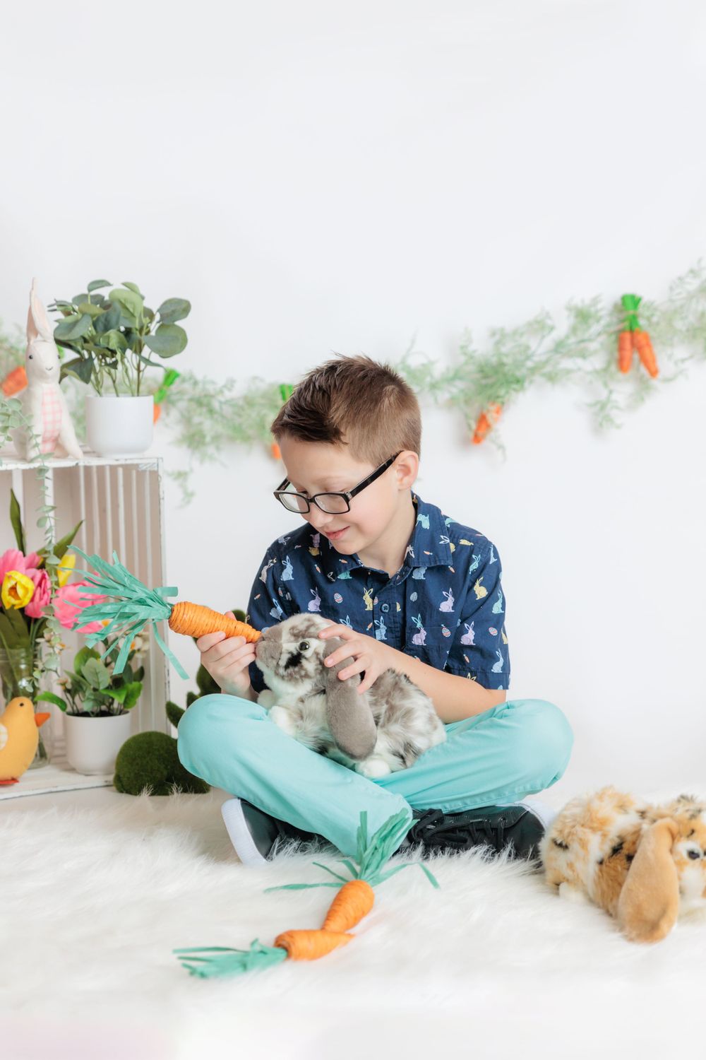 family kids spring studio session in clayton new jersey white backdrop franklinville pitman glassboro malaga mantua