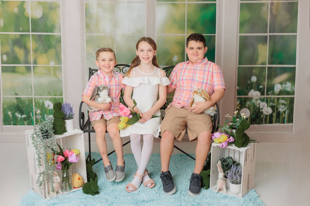 family kids spring studio session in clayton new jersey franklinville pitman glassboro malaga mantua williamstown