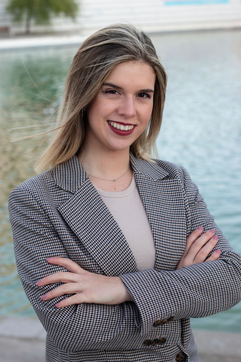 retrato para LinkedIn de mujer