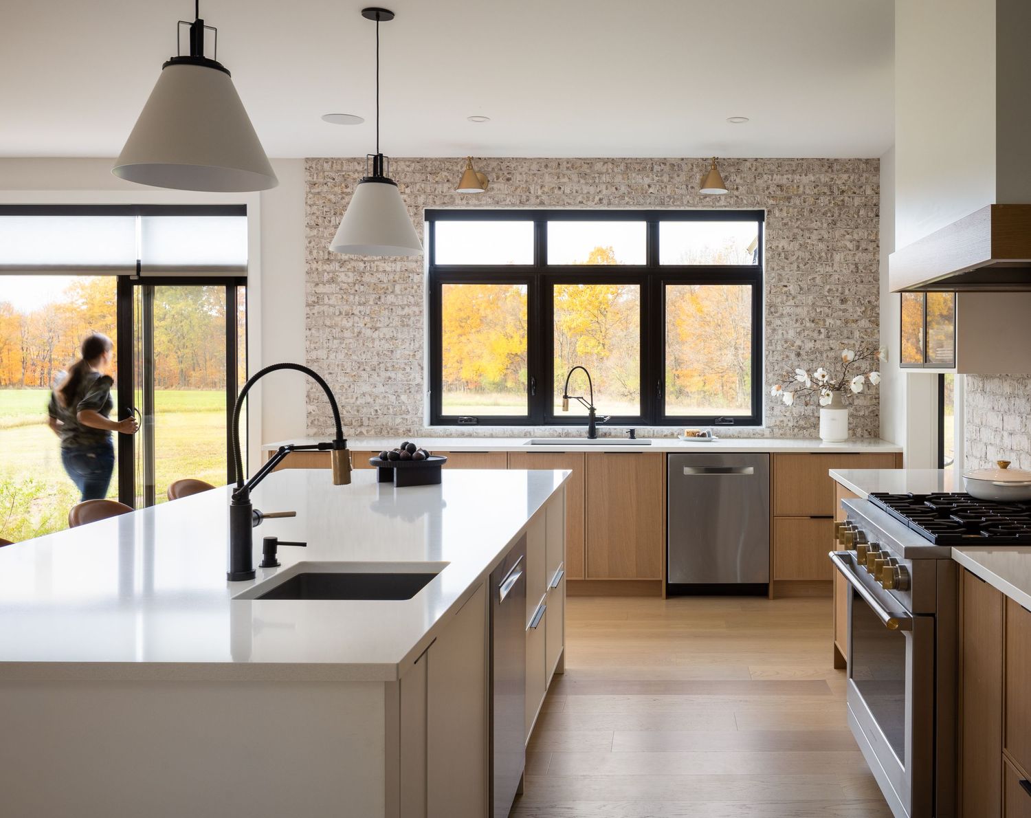 Kitchen photograph of the interior design and styling of a house in London Ontario. Interior Design Photography.