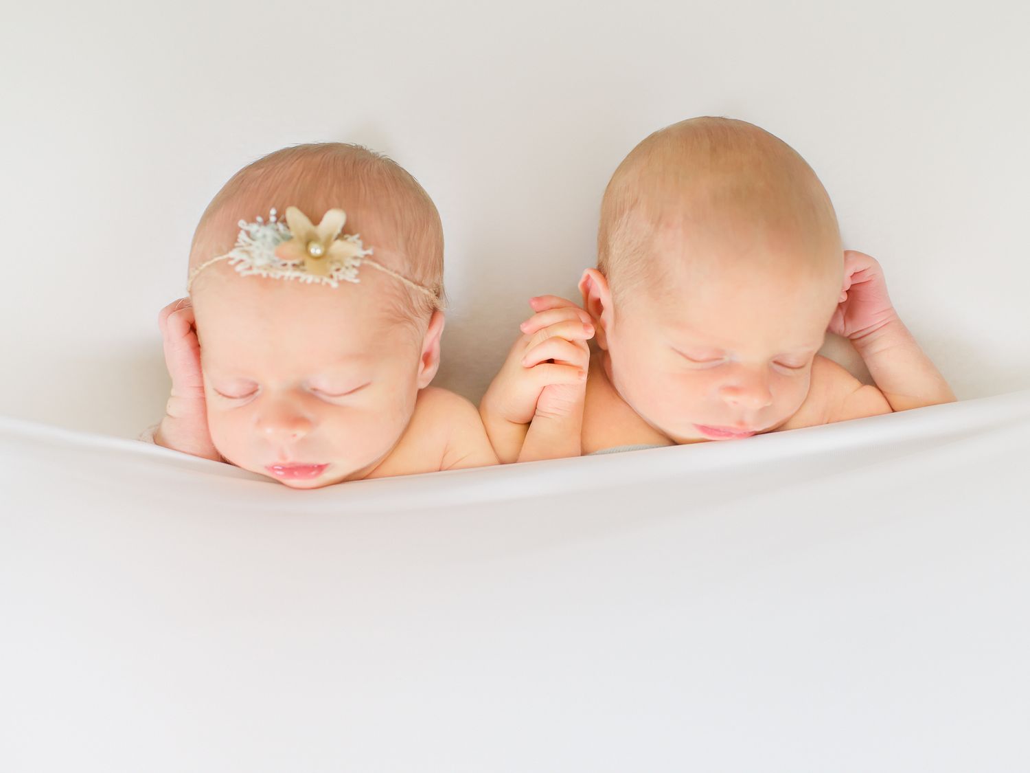 Twin newborn photographer Durham NC Newborn Photographer