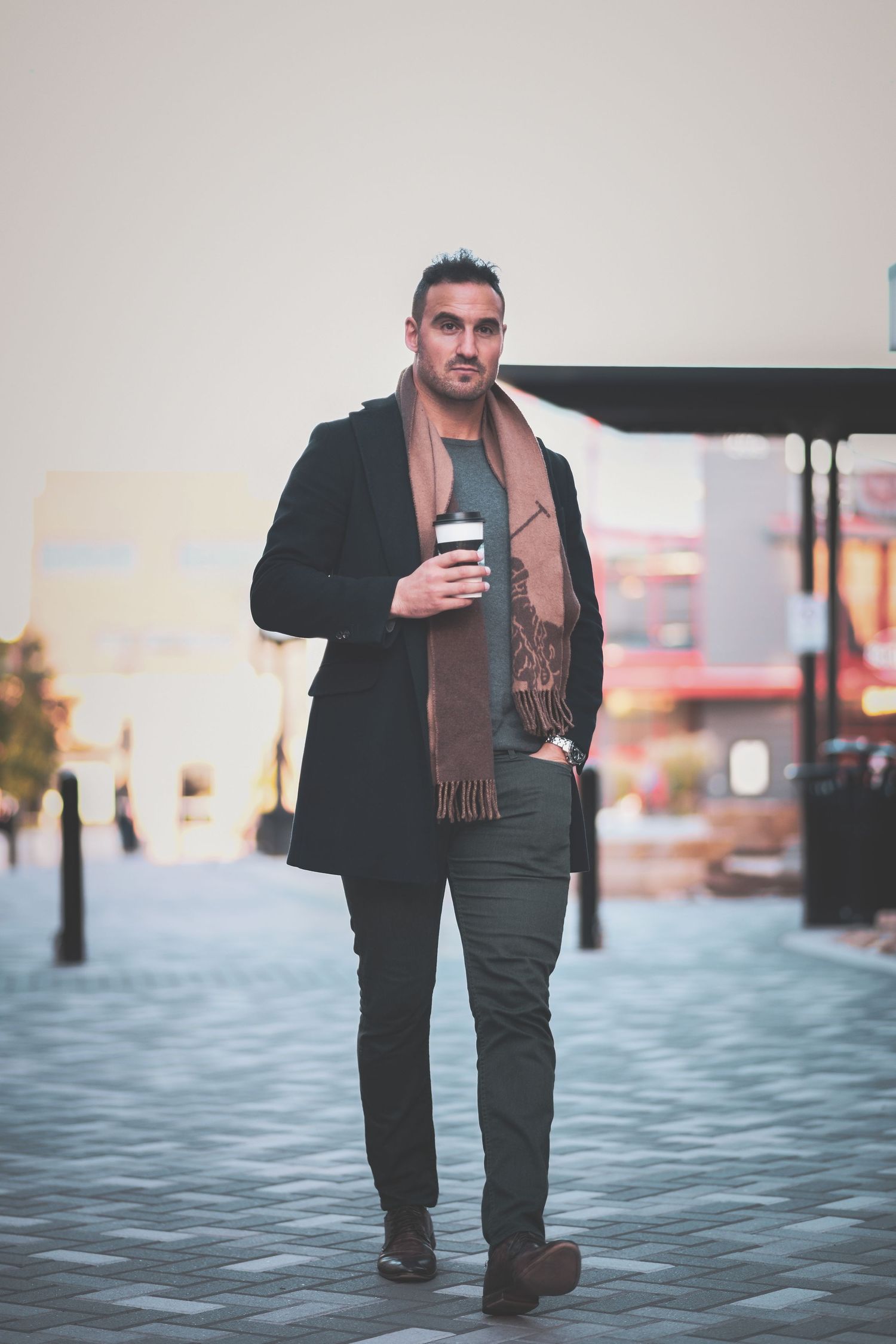 male professional branding portrait urban northern colorado