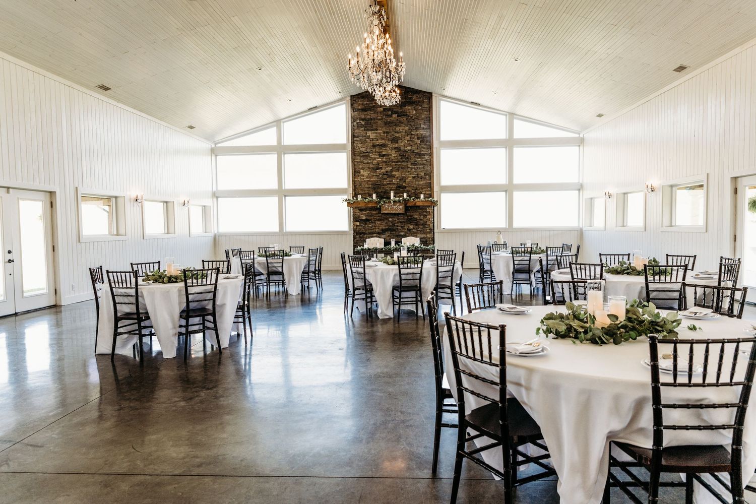 Ballroom Bailey Barns Venue in Fairview, WV | Bailey Barns Venue Photos | Wedding Photographer in Fairmont WV