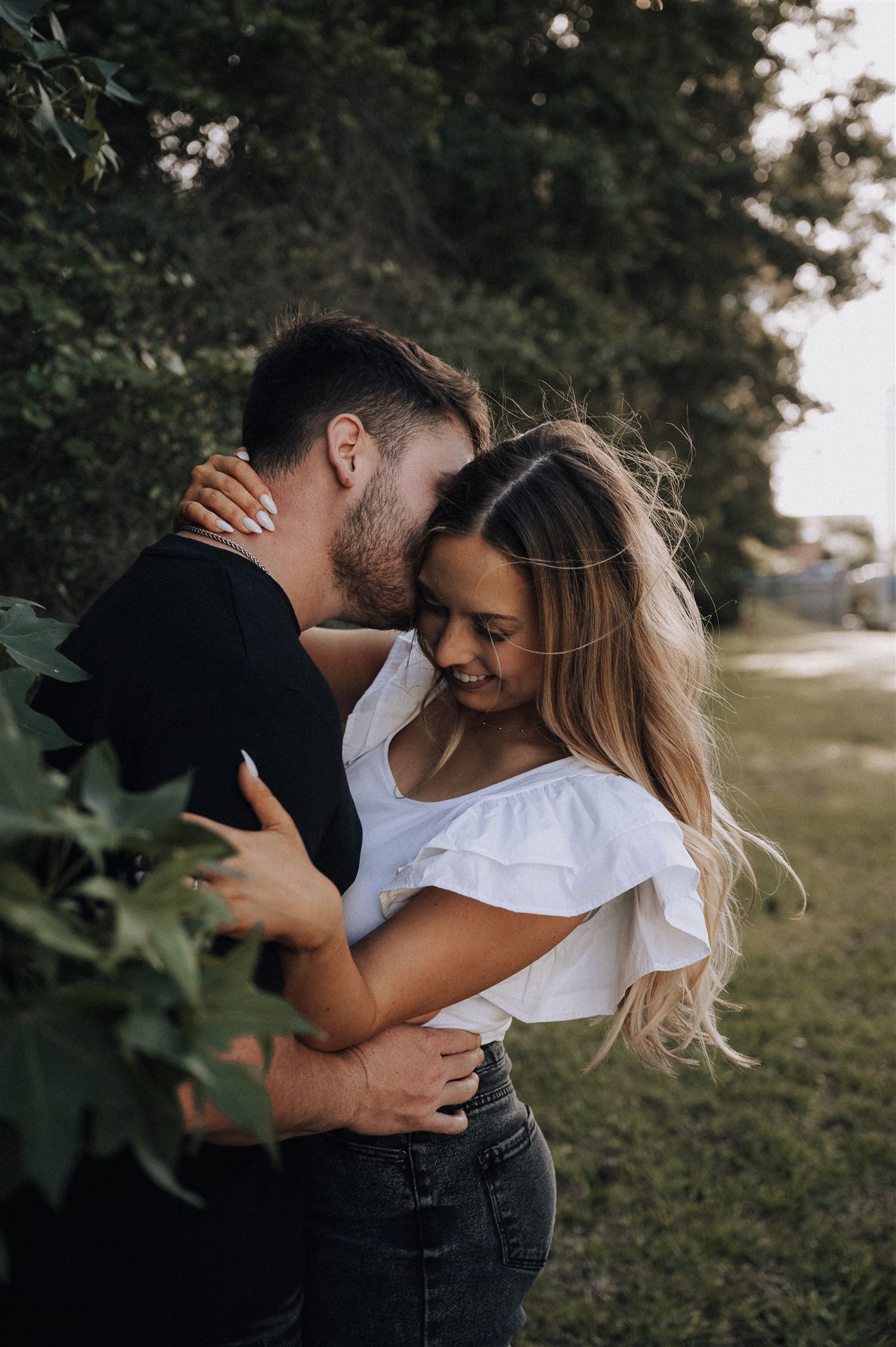 engagement photography session in The Woodlands, Tx