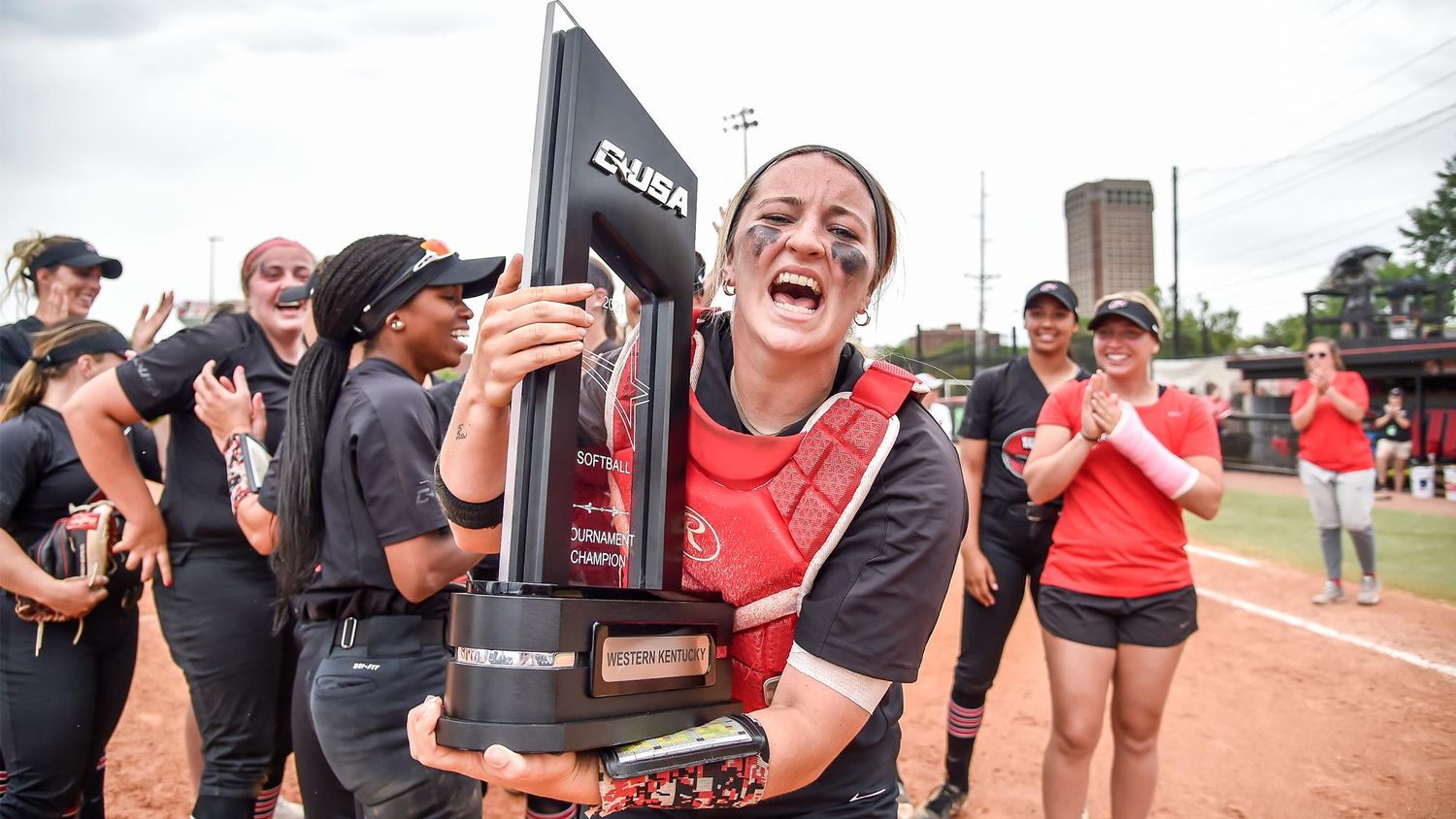 Kendall Smith with trophy