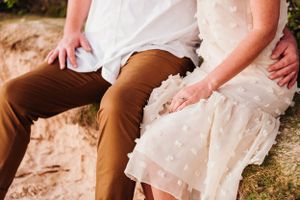 Oahu Hawaii elopement photographer capturing romantic sunrise portraits.