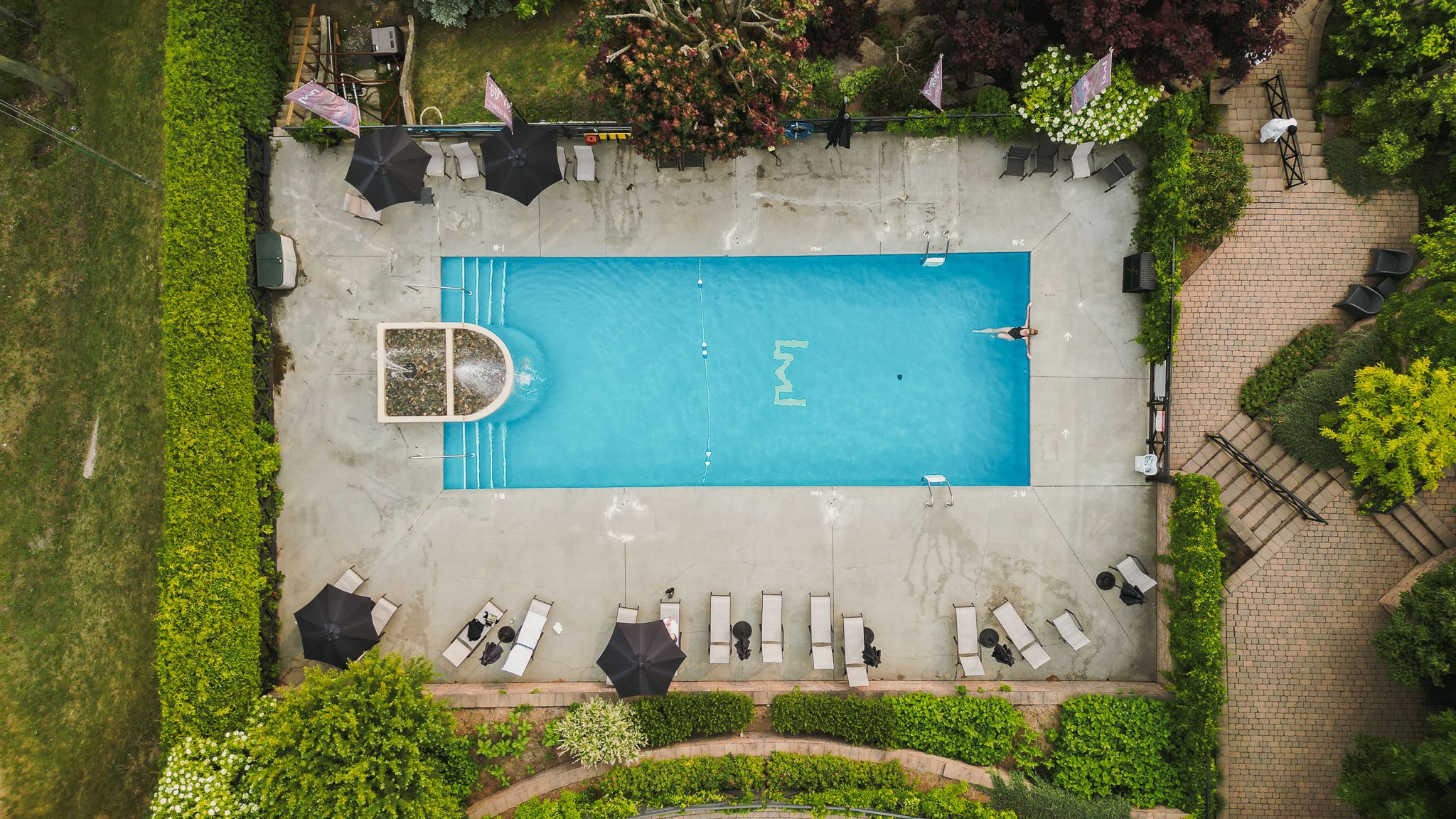Service de spa et piscine Hotel Chateau Bromont Gaelle Tremblay