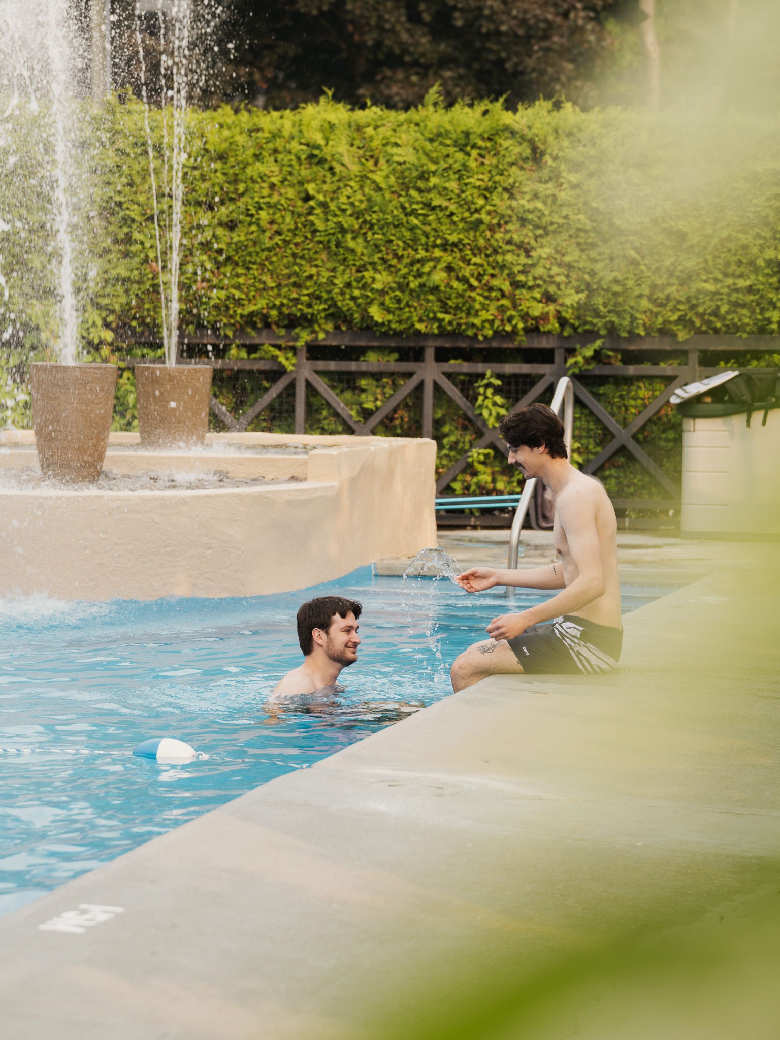 Service de spa et piscine Hotel Chateau Bromont Gaelle Tremblay