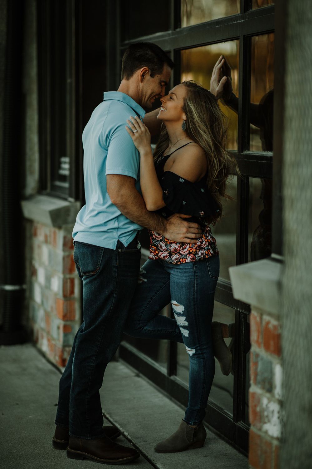 Moody wedding photography Lexington central KY Kentucky unique engagement session downtown near me local photographer