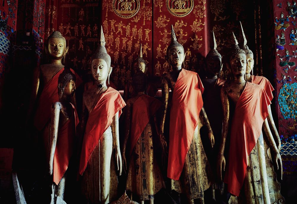 Hidden Buddahs, Luang Prabang, Laos. Adam West Photo.