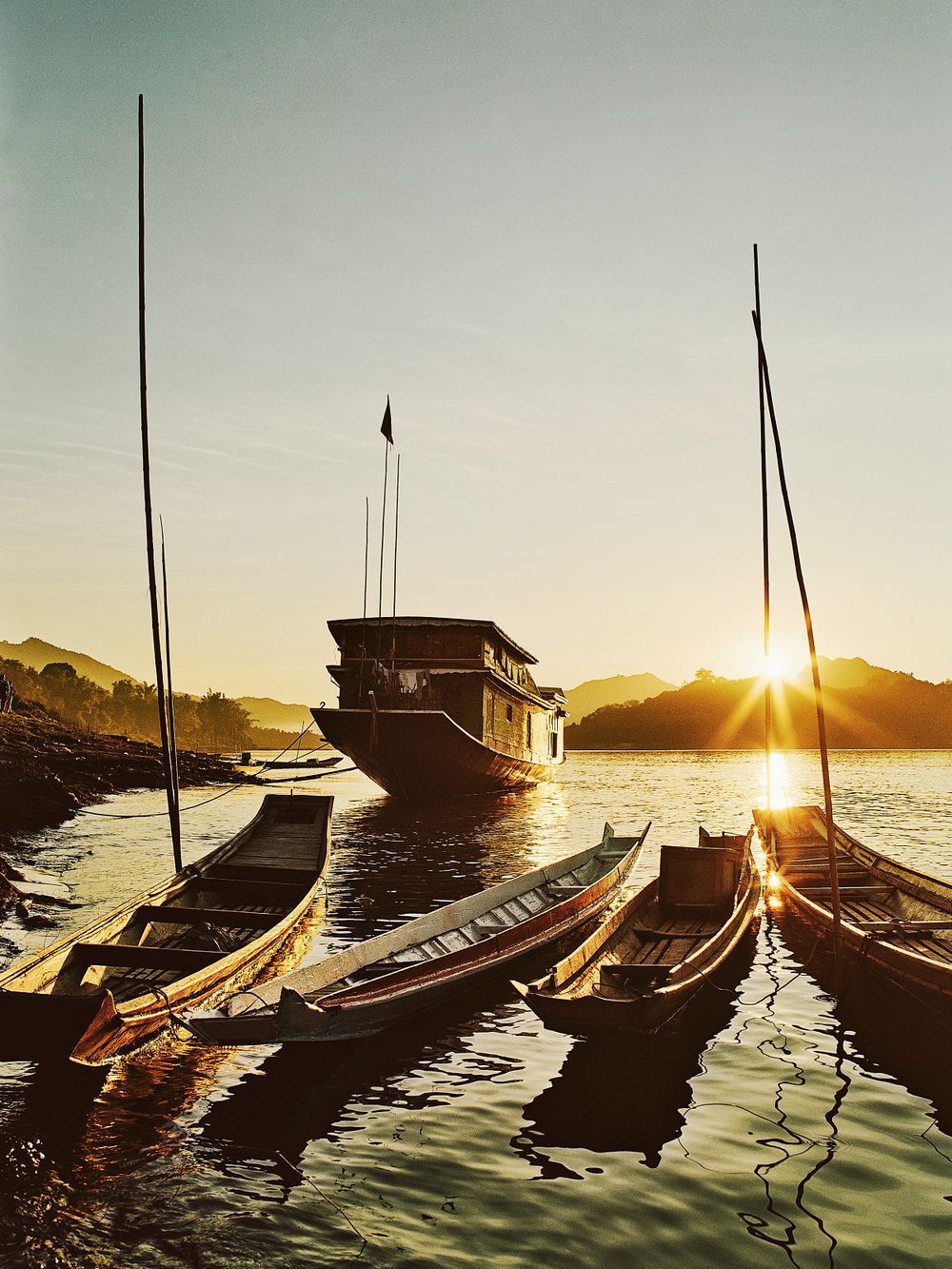Mekong River, Luang Prabang, Laos by Adam West Photo