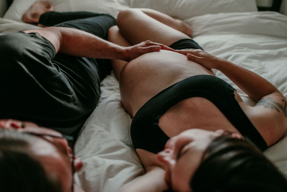 home maternity session birth photographer portland oregon