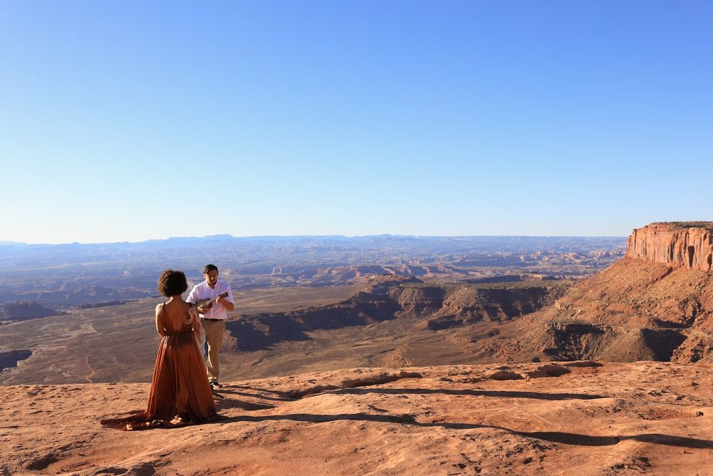 canyon lands elopement in utah