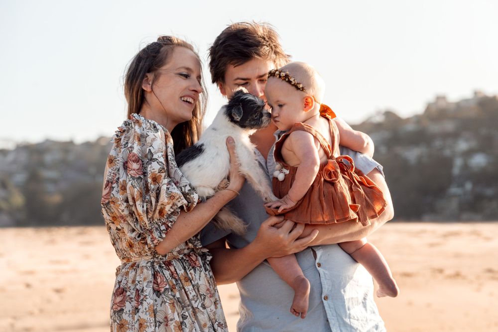 baby and her puppy photoshoot in Sydney