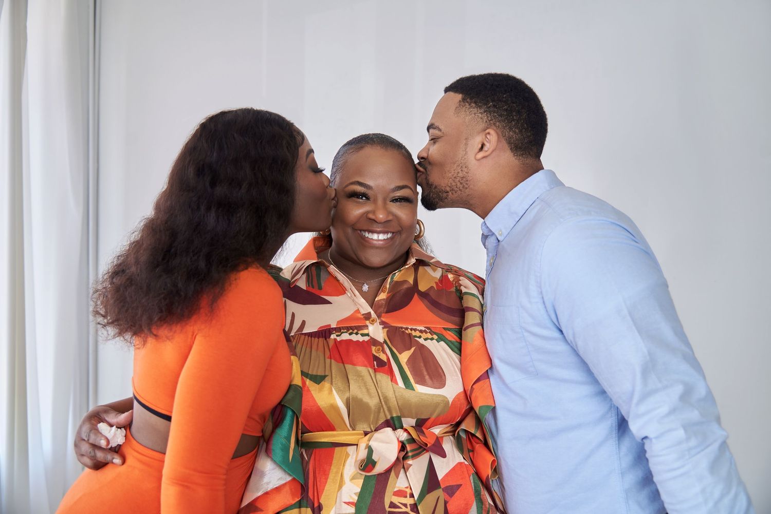 Black Family , Mother with her two children, Family over everything , Atlanta Georgia , Charlotte NC