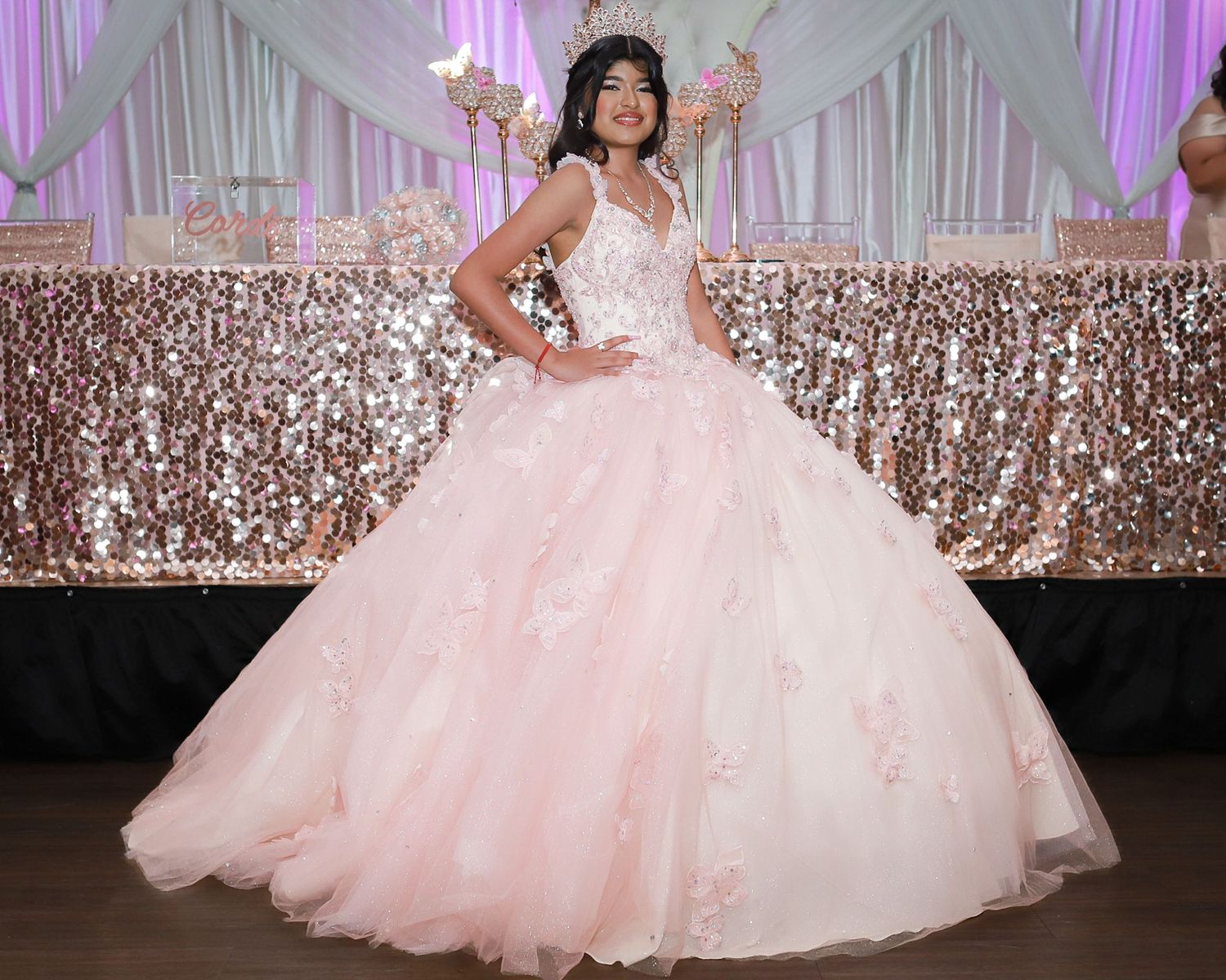 Pink Quinceanera dress