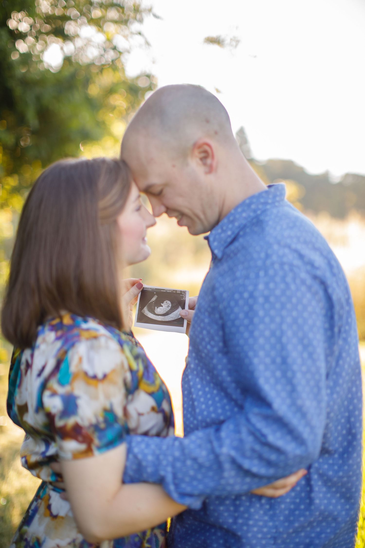 Reynolda Garden Baby Announcement Photography