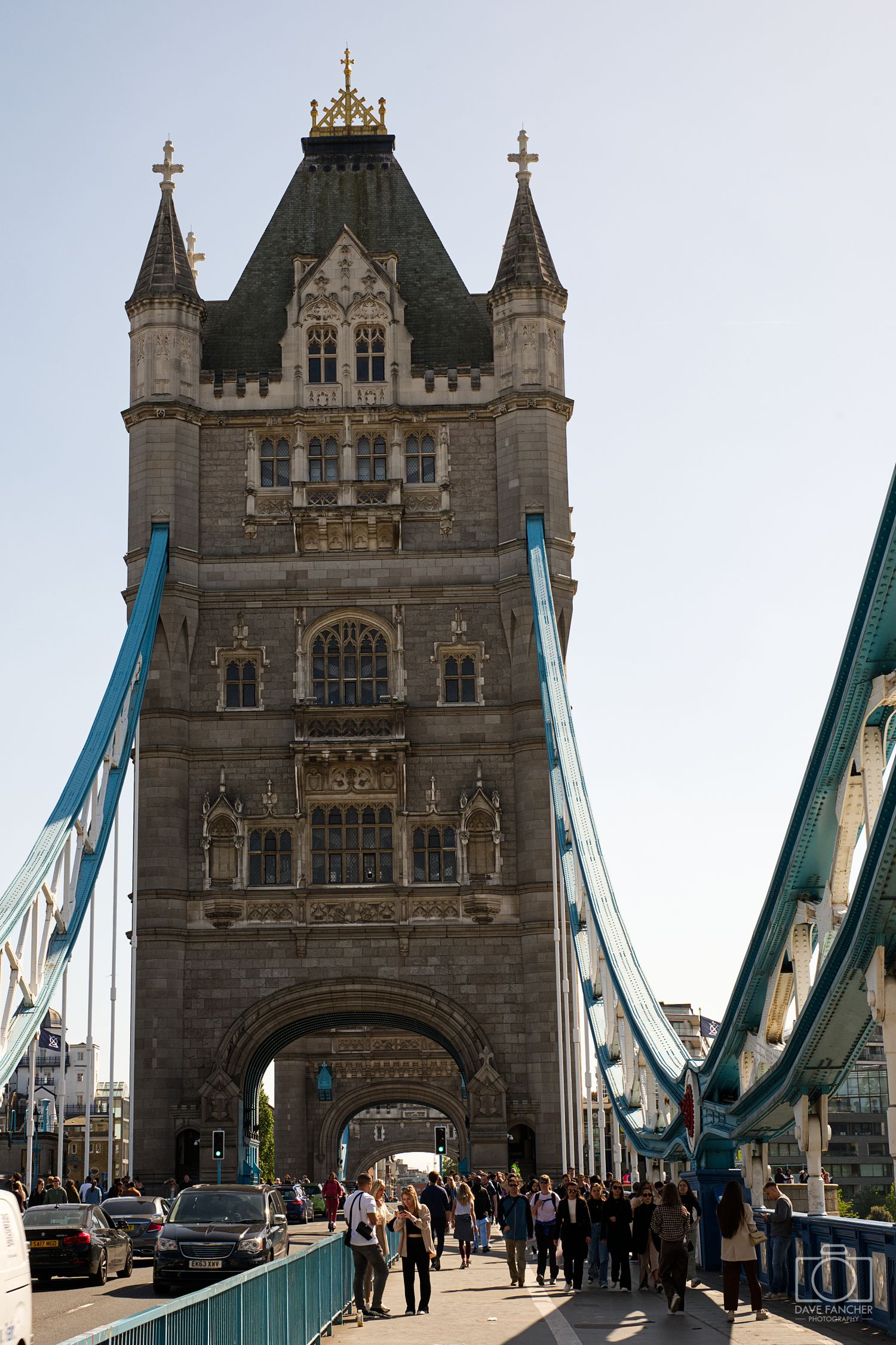 Looking across Tower Bridge