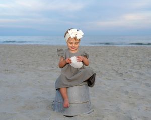 children milestone photography composite photography