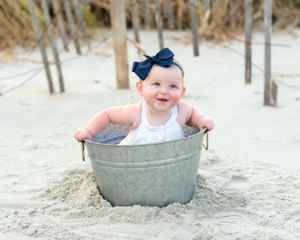 children milestone photography composite photography