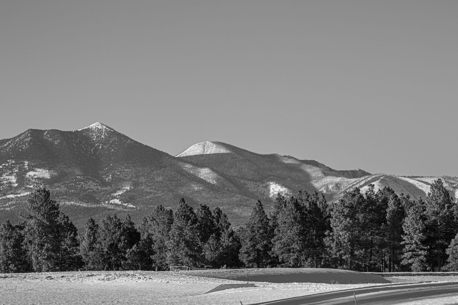 B&W Landscape Photo