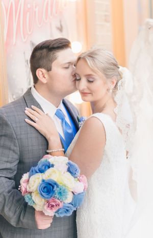 A Wedding photo at the Clover Club in Bluefield WV