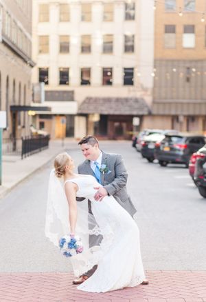 A Wedding photo at the Clover Club in Bluefield WV