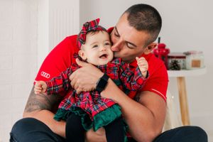 коледна фотосесия в студио в младост, софия от професионален фотограф