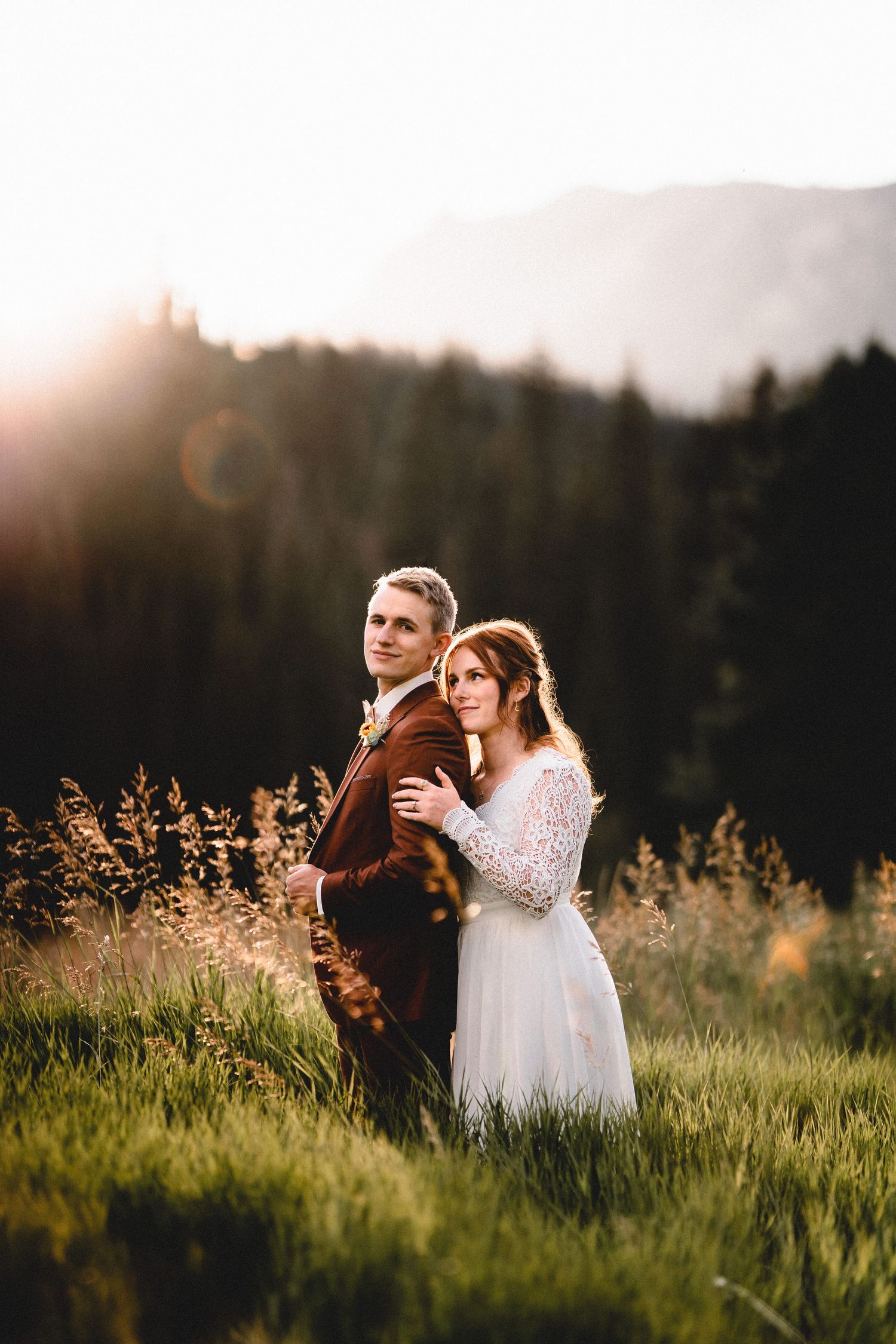 Dolores Colorado Dreamy wedding portraits in the mountains