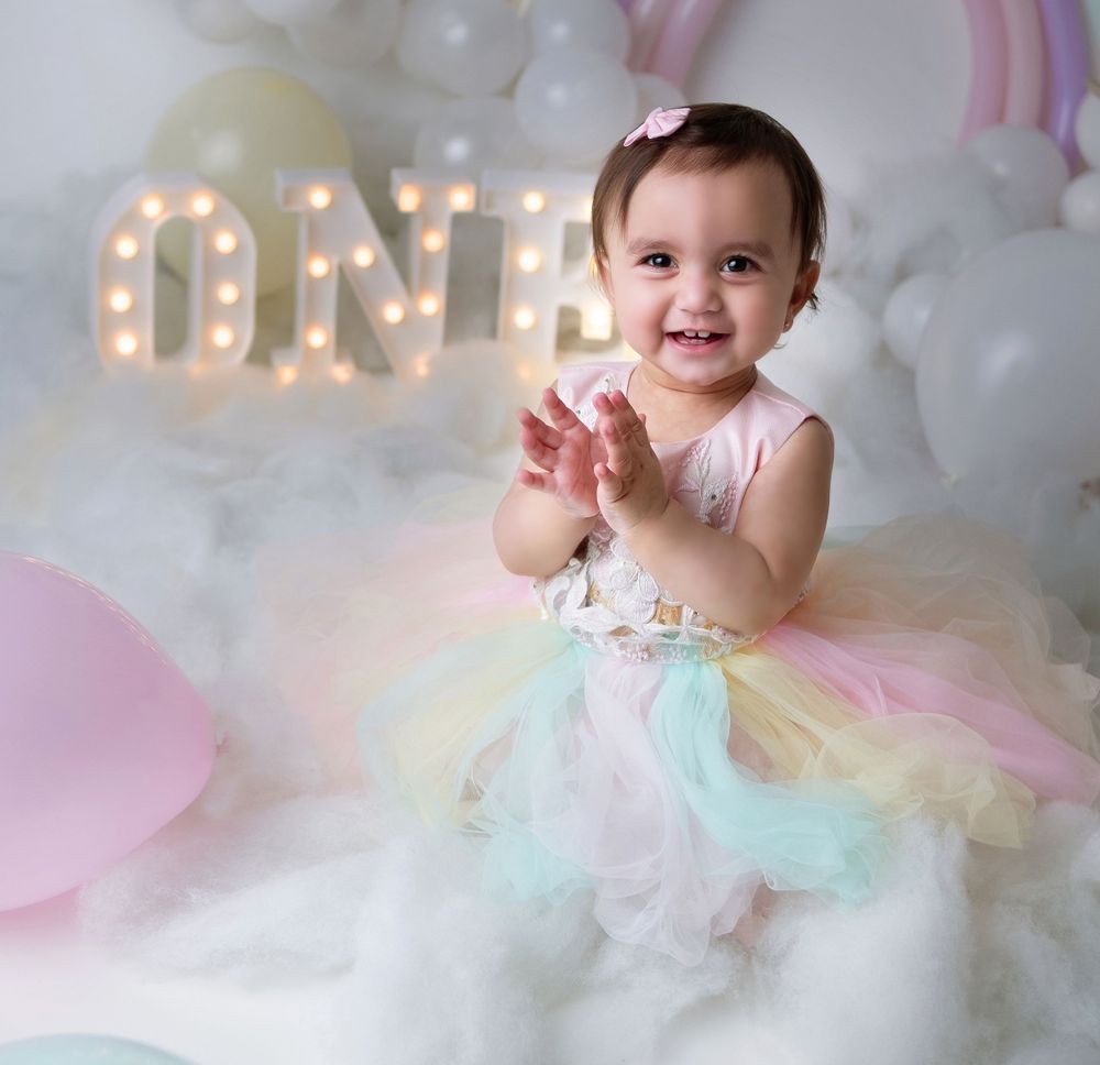 celebrate 1st birthday by sibling  - Jasmeet K Photography