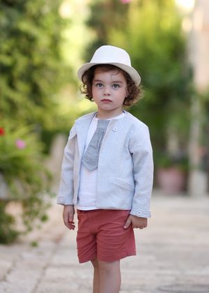 upsherin boy outdoor photo
