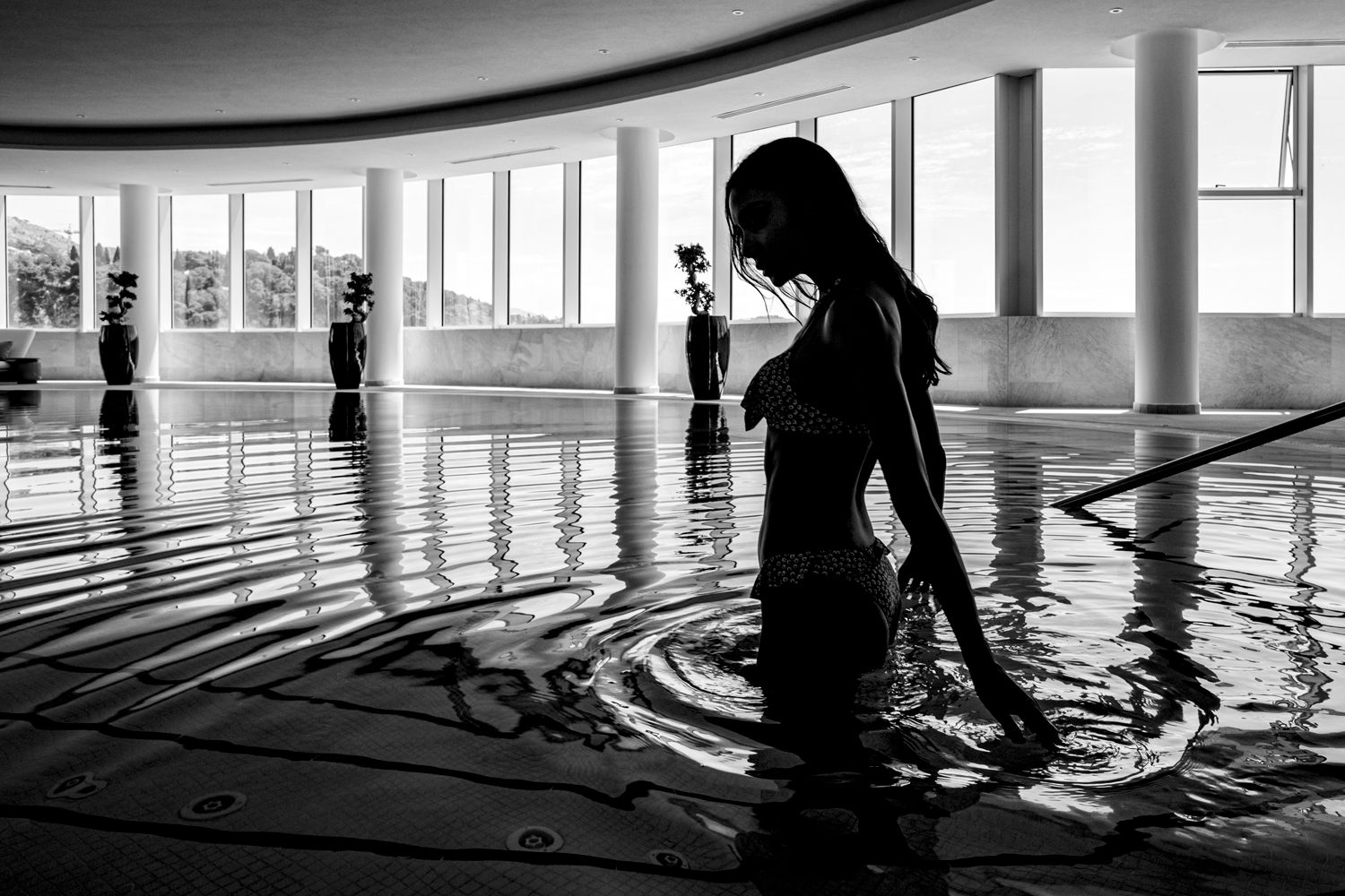 inside pool Rixos Dubrovnik