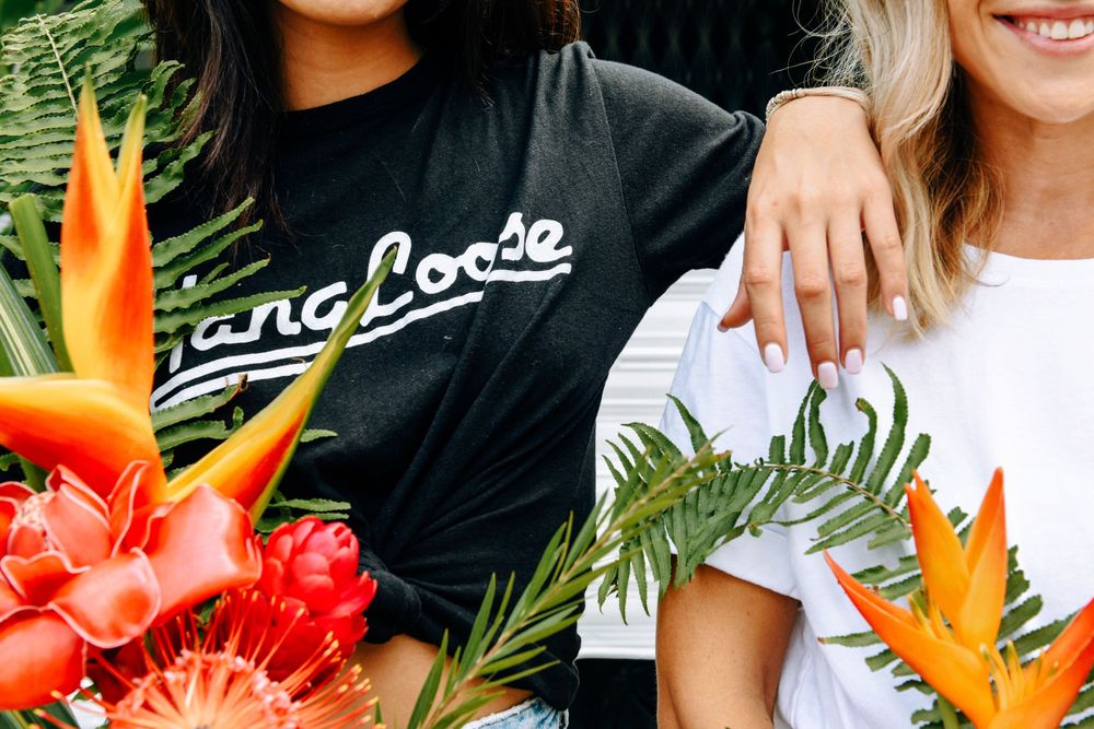 Oahu, Hawaii branding photographer capturing creative content for clothing company.
