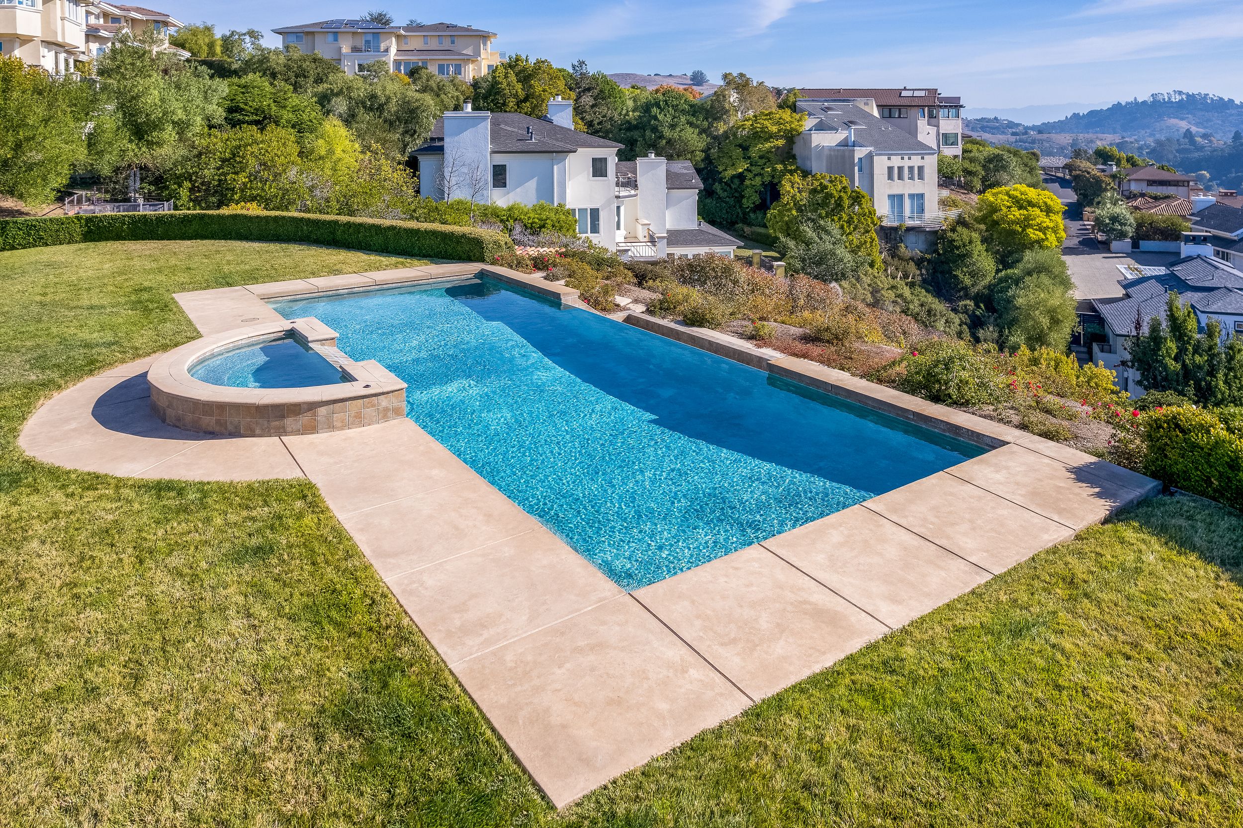 Michael Corona Real estate photography bay area exterior swimming pool
