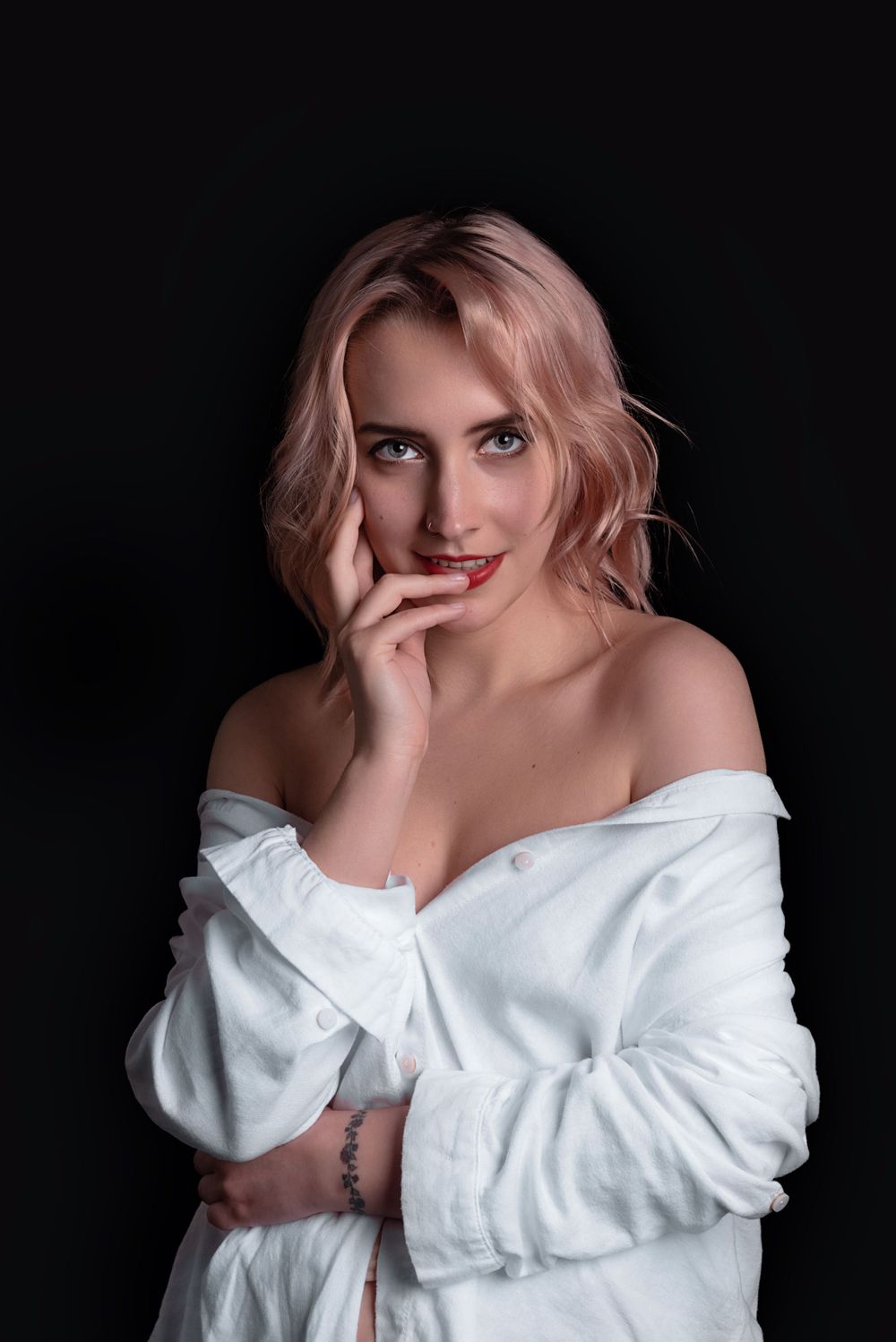 portrait session Birmingham studio