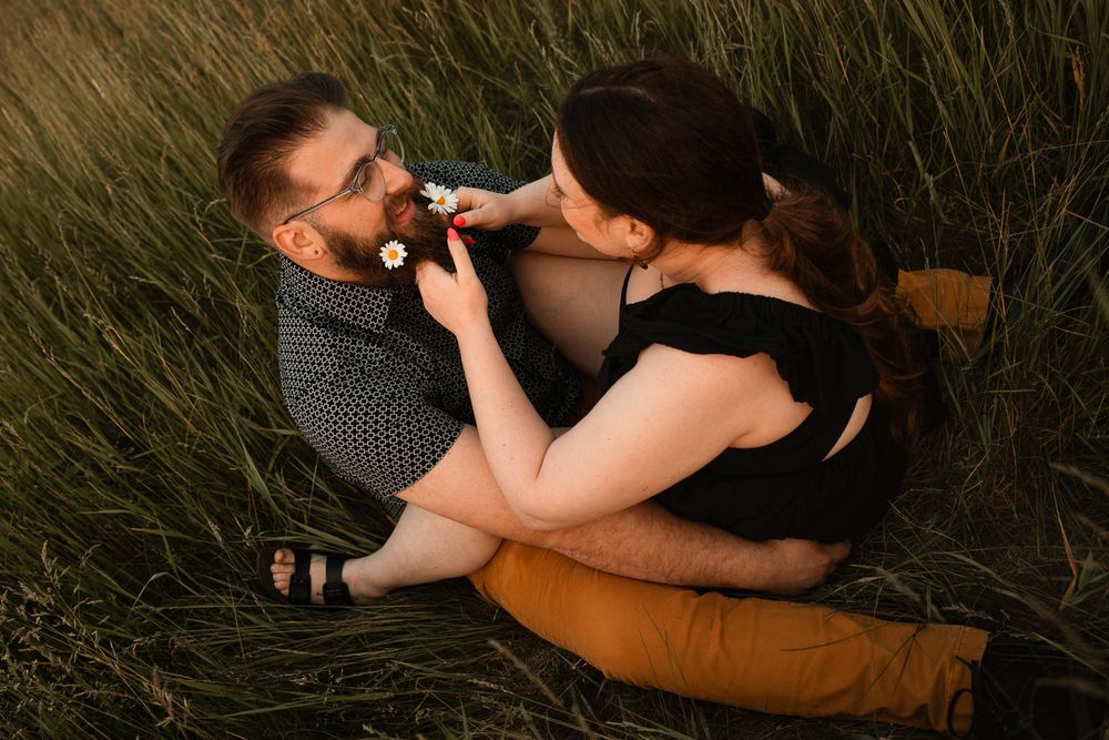 Couple photography session during golden hour in Buffalo NY