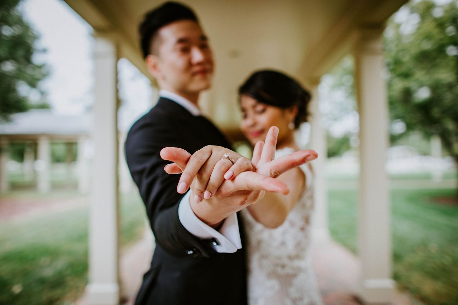 couple ring shot newlywed virginia
