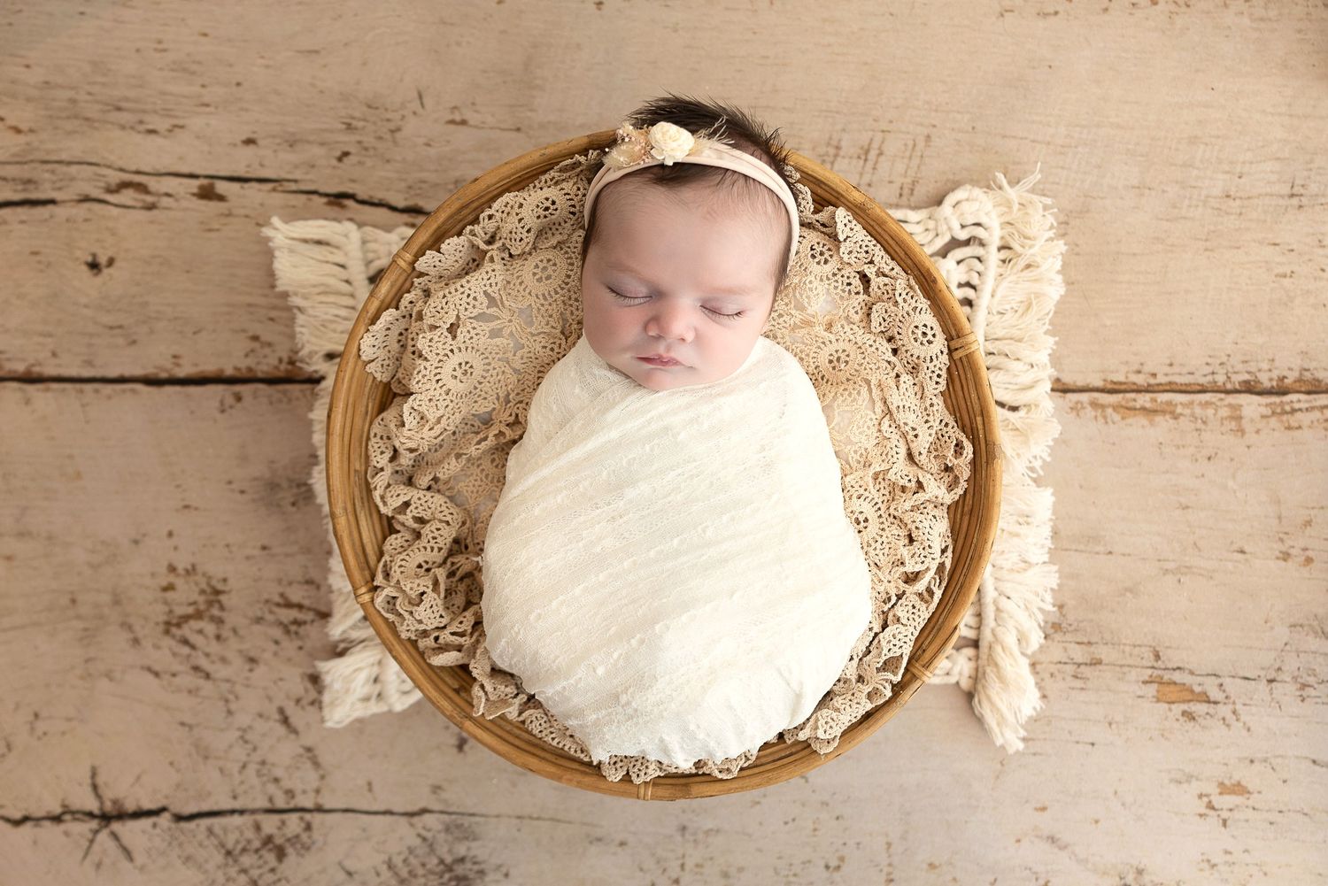 Newborn baby girl