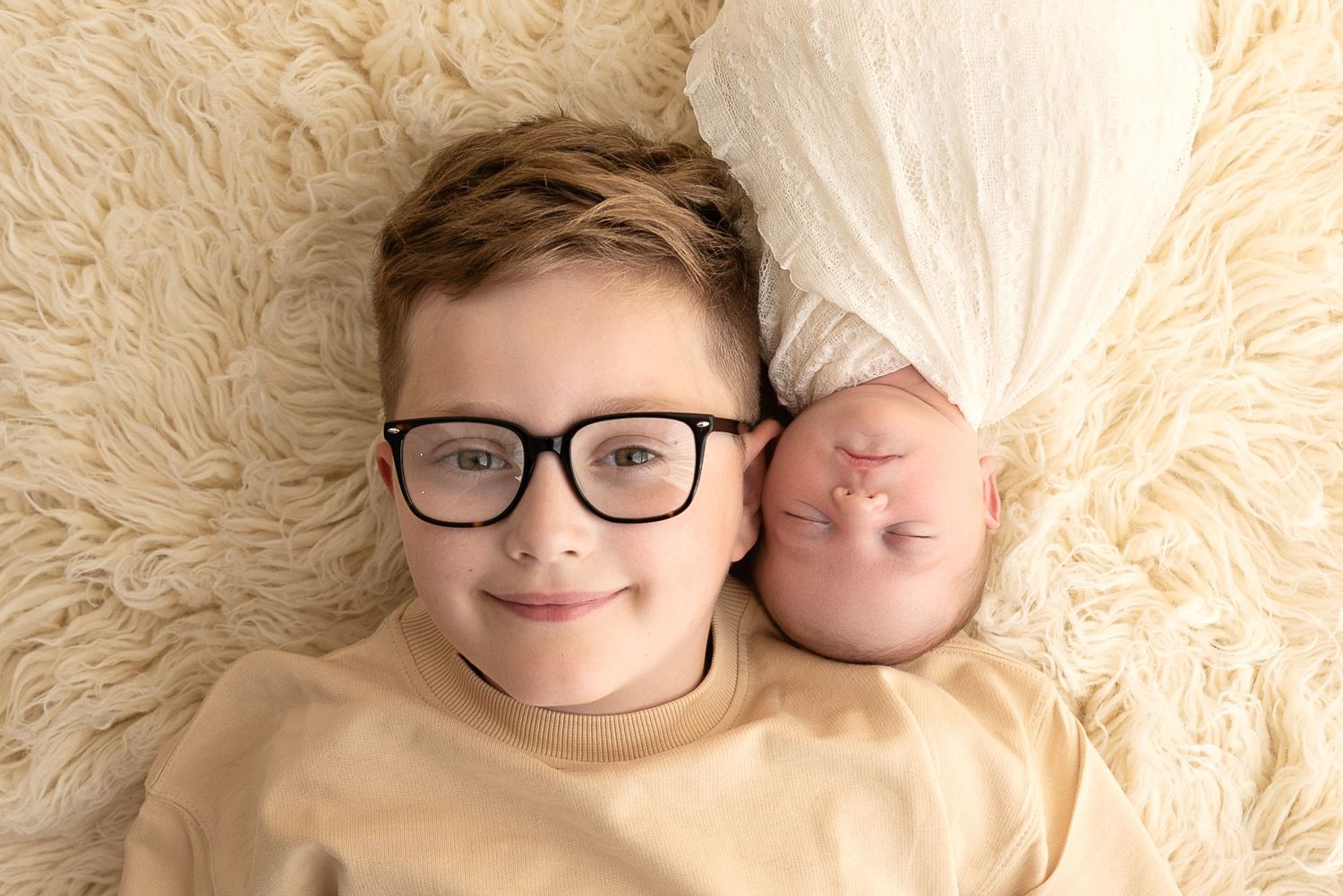 newborn siblings