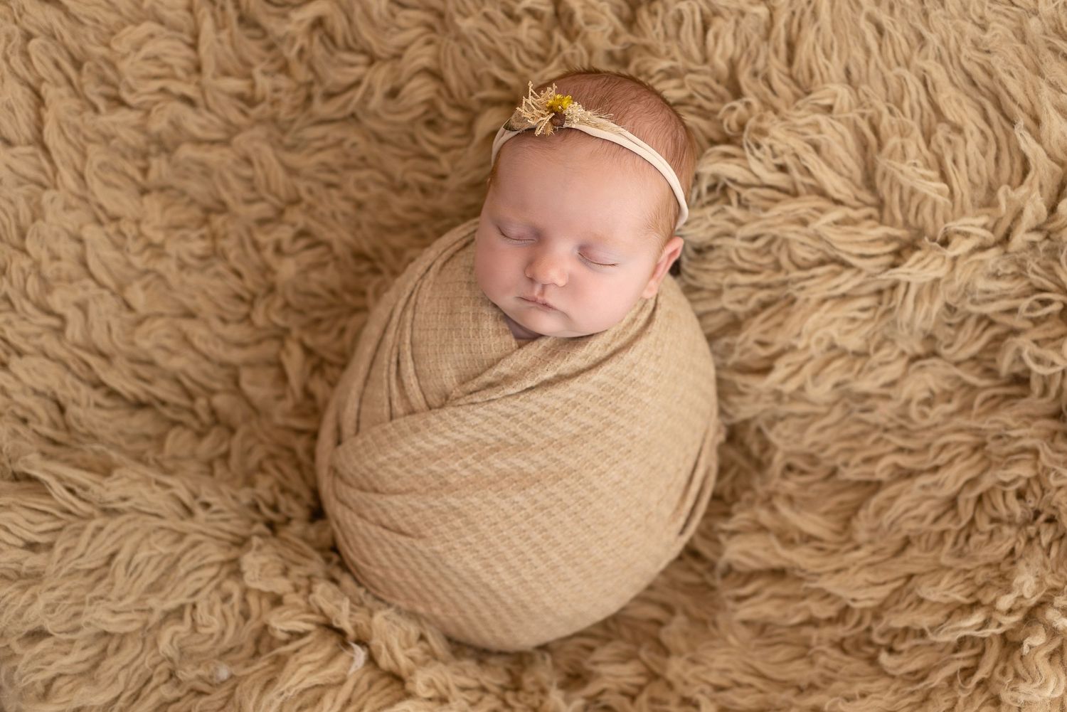 Newborn baby girl