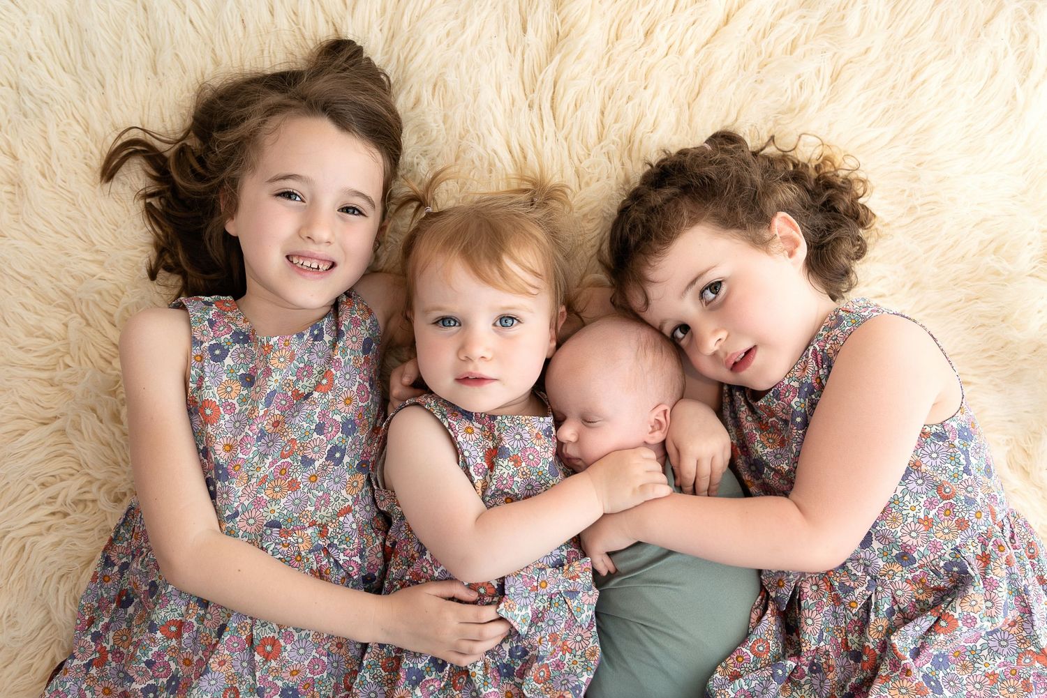 newborn siblings