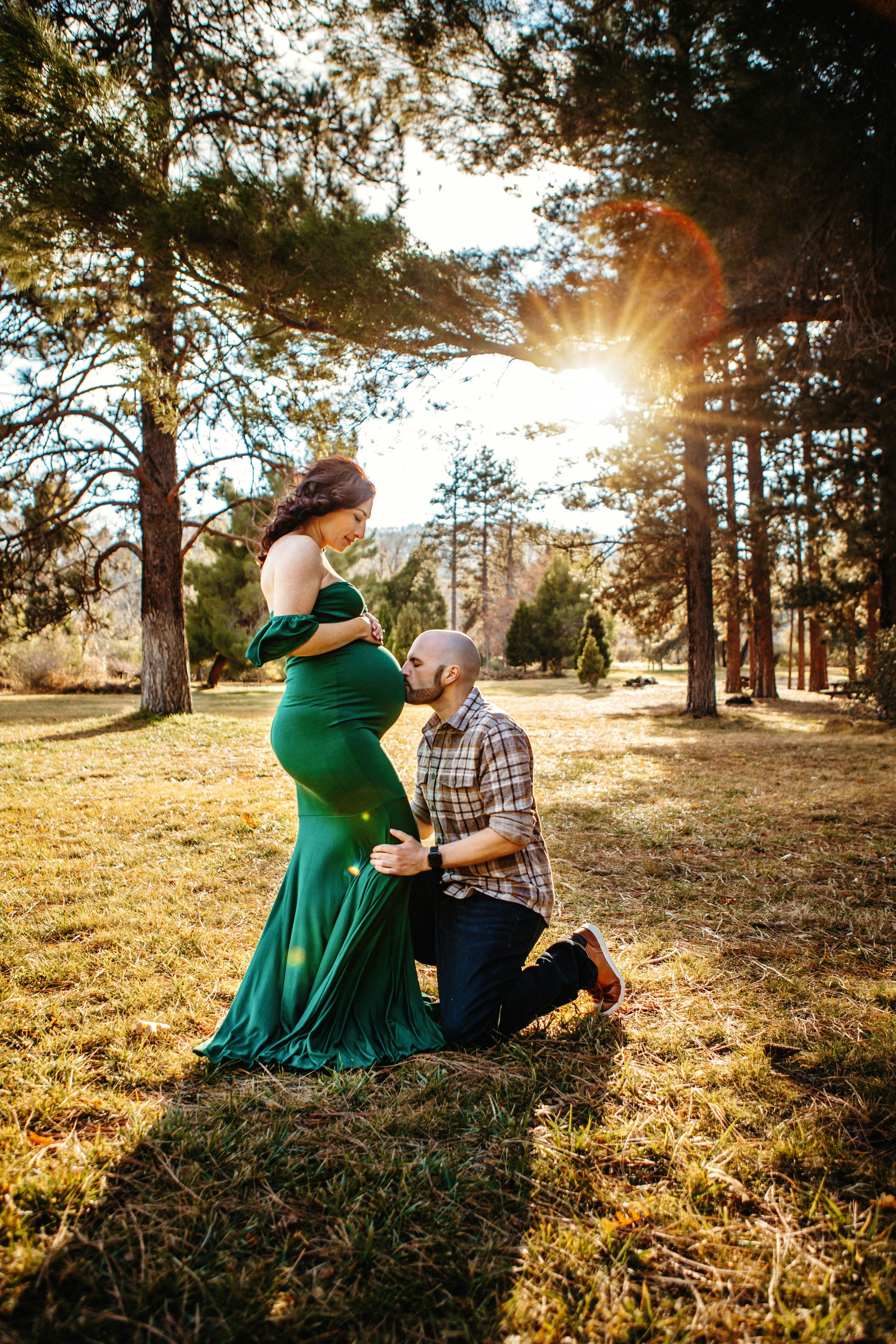 Silverwood Lakes maternity photoshoot High Desert Southern California