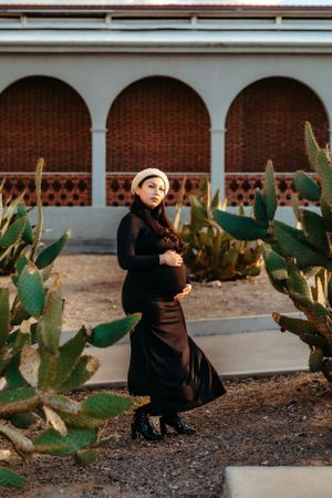 Harvey House Barstow maternity photoshoot High desert photographer Southern California maternity photographer