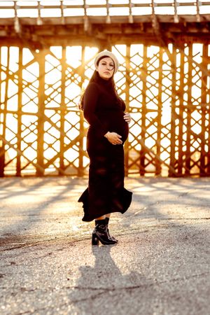 Harvey House Barstow maternity photoshoot High desert photographer Southern California maternity photographer