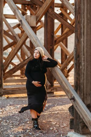 Harvey House Barstow maternity photoshoot High desert photographer Southern California maternity photographer