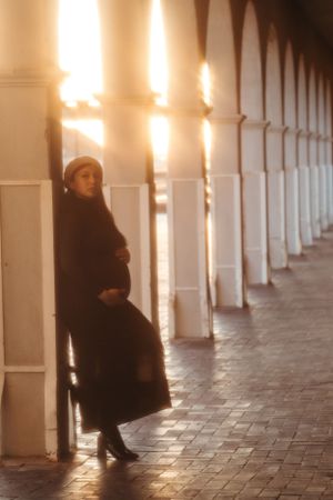 Harvey House Barstow maternity photoshoot High desert photographer Southern California maternity photographer