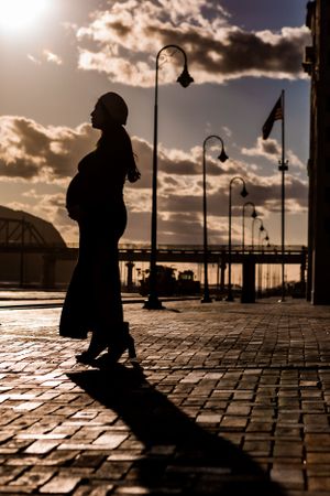 Harvey House Barstow maternity photoshoot High desert photographer Southern California maternity photographer